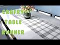 How To Sew A Runner For A Dining Table. The Easiest Way To Sew! DIY by Viktoria Creates EV, #21