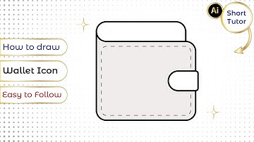 How to Draw Easy Wallet Icon in Adobe Illustrator