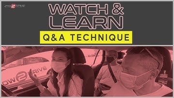 Q&A TECHNIQUE |  ADI Part 3 | Watch & Learn driving instructor training