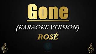 Gone - ROSÉ (Karaoke/Instrumental) Resimi