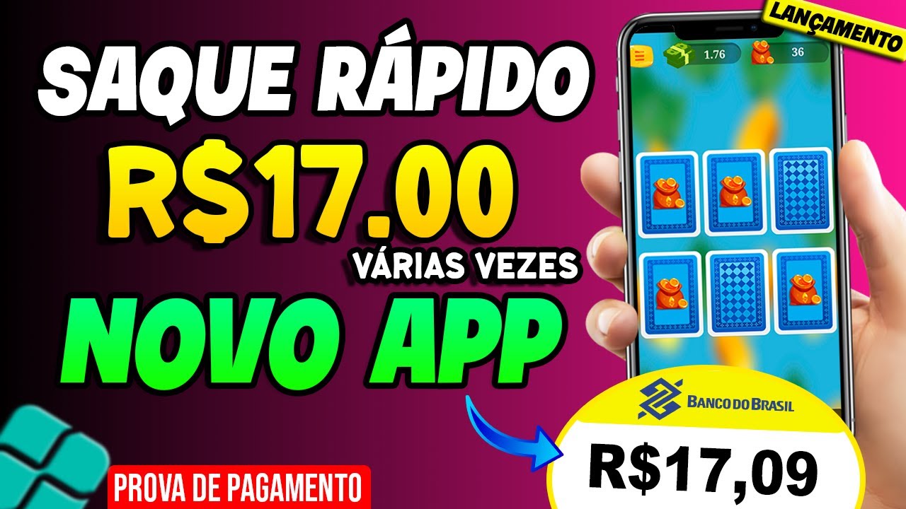 [R$17 no Pix Várias Vezes🤑] LANÇOU APP para GANHAR DINHEIRO via PIX (Simples)💰 Jogo Pagando via Pix