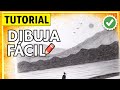 Dibuja un PAISAJE con solo 1 Lápiz - Dibujemos juntos 