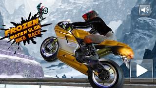 Bike Racing Games - Frozen Water Slide Bike Race - Gameplay Android free games screenshot 2