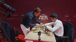 Magnus Carlsen vs Nodirbek Abdusattorov Rapid & Blitz Poland 2024 DAY 4