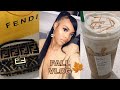 FALL VLOG 🍂 | LUXURY UNBOXING, ZARA, JEWELRY, STARBUCKS DRINK