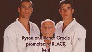 Ryron and Rener Gracie Receive their Black Belts!