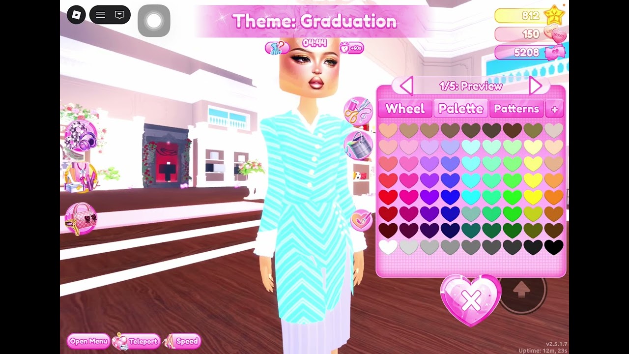 Play dti(dress to impress) only one round sadly 