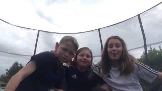 The Squadtrampoline Tricks-Happy Birthday Eva