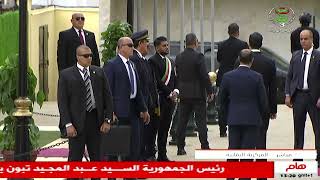 رئيس الجمهورية يصل في إلى مقر المركزية النقابية للإشراف على احتفائية بمناسبة اليوم العالمي للشغل
