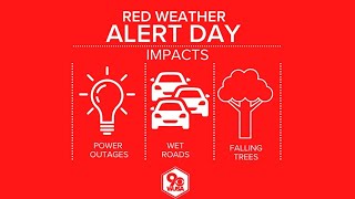 LIVE | Red Weather Alert Day Update