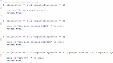 CodeBlock C++ Rock Paper Scissors Game