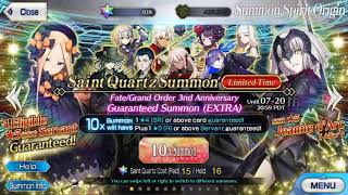 FGO NA 3rd Anniversary GSSR: I WASN'T EXPECTING THIS