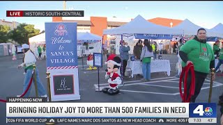 Families in need treated to holiday joy in South LA