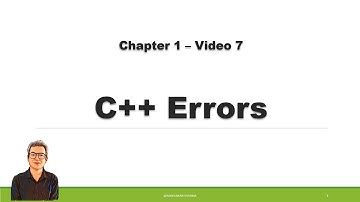 Errors in C++11 - Part I | Syntax Error | Linker Error |  Runtime Error |  Logical Error | Anshuman