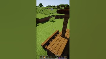 Realistic Picnic Table in Minecraft #shorts