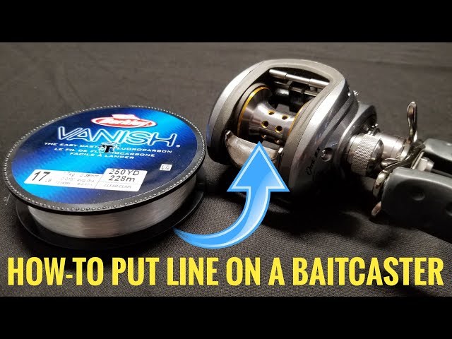 How To Put Line on a BAITCASTER! 