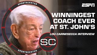 Lou Carnesecca, the winningest coach in St. John's history 🤝 [FULL INTERVIEW] | SportsCenter