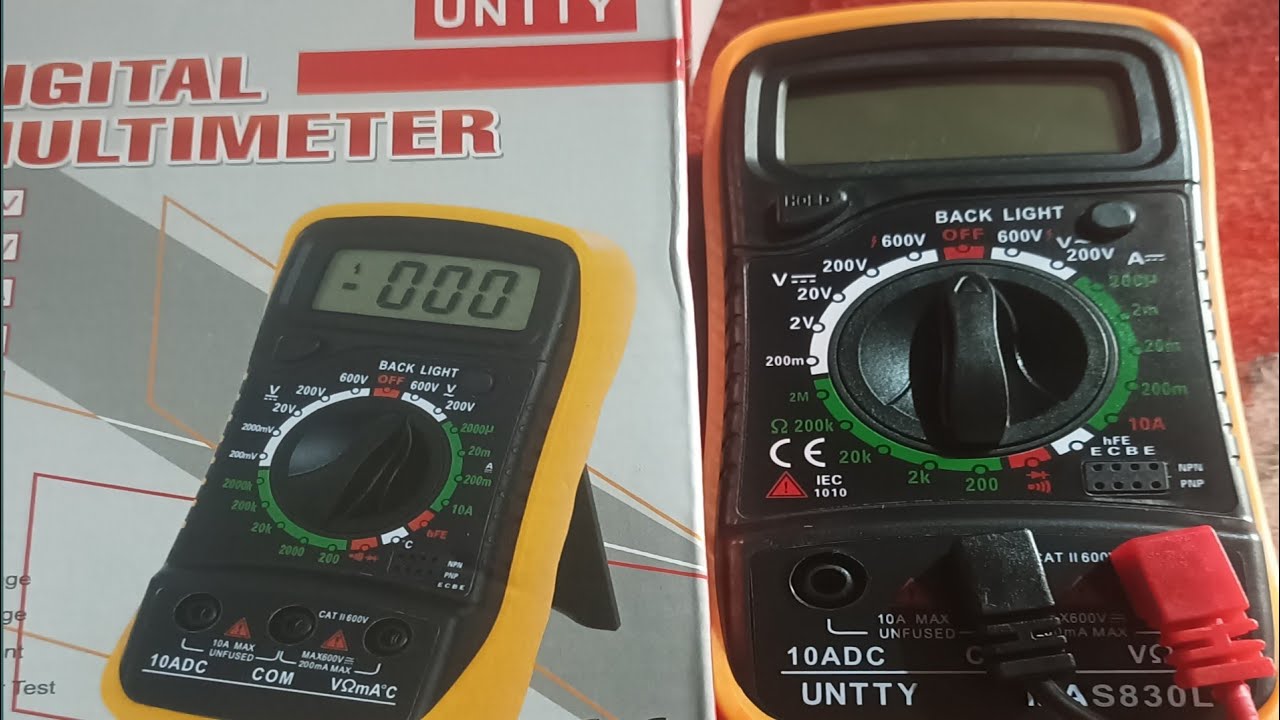 SG Flash MAS830L UNITY Digital Multimeter 830L Multimeter 2025