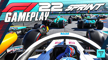 F1 22 FIRST EVER SPRINT RACE! F1 2022 Miami Grand Prix!