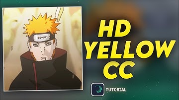 HD Yellow CC like ae💛 Alight motion CC tutorial