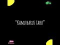 Amii Nindita “Kamu Harus Tahu”