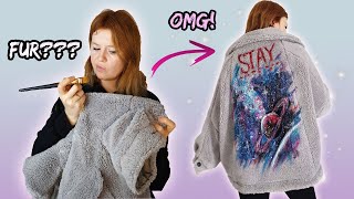 Custom Painting ... Teddy Fur Jacket! by Daria Kurtulmuş 2,933 views 2 years ago 11 minutes, 8 seconds