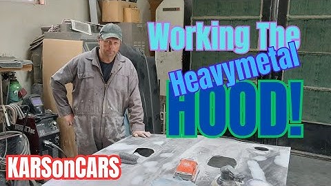 Hood Welding, Metal Work, Filler Work On The 67 Firebird.