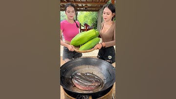 How to cook fish with papaya recipe #shorts #shortvideo #recipe #food #cooking