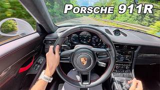 2016 Porsche 911R ASMR Commute - Manual 4.0L Flat 6 (POV Binaural Audio)