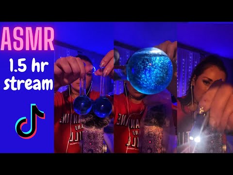 ASMR| Long ASMR Stream over 1 hour of ASMR- ASMR Tik Tok Live