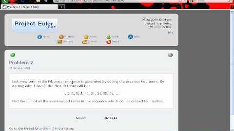 Project Euler : Problem 2