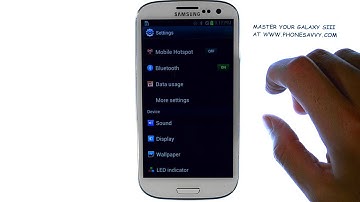 Samsung Galaxy SIII - How do I Pair or Connect Using Bluetooth