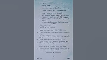 +3 5th Semester Ethics and values-5 Utkal University question paper(2023)#exam