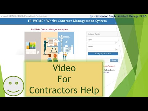 (1A) IRWCMS Video for Contractors Help