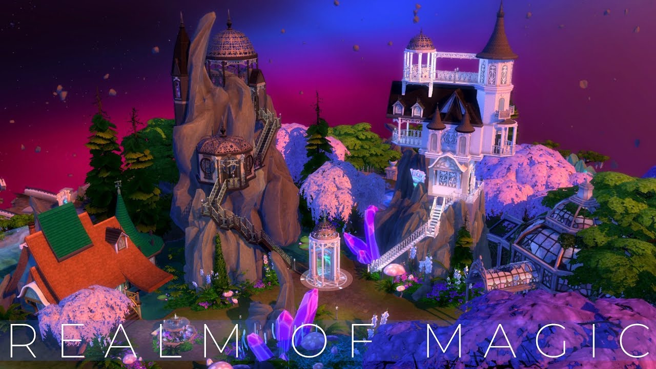 The Sims 4 Speed Build Magical Headquarters Realm Of Magic