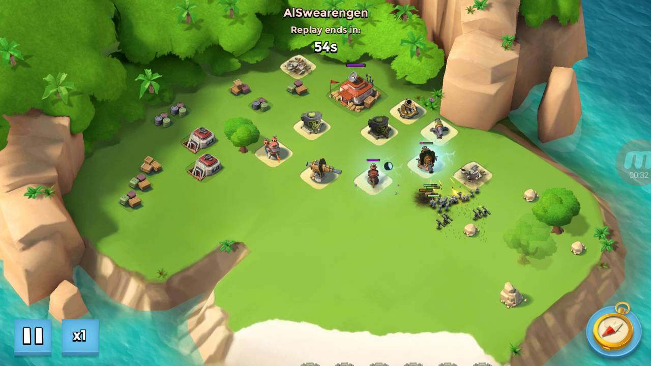 Boom Beach NPC Base Shock & Awe Level 24