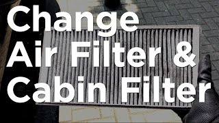 How to change air filter and cabin filter on a Boxster 986