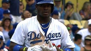 Puig is 4-for-5, including a triple