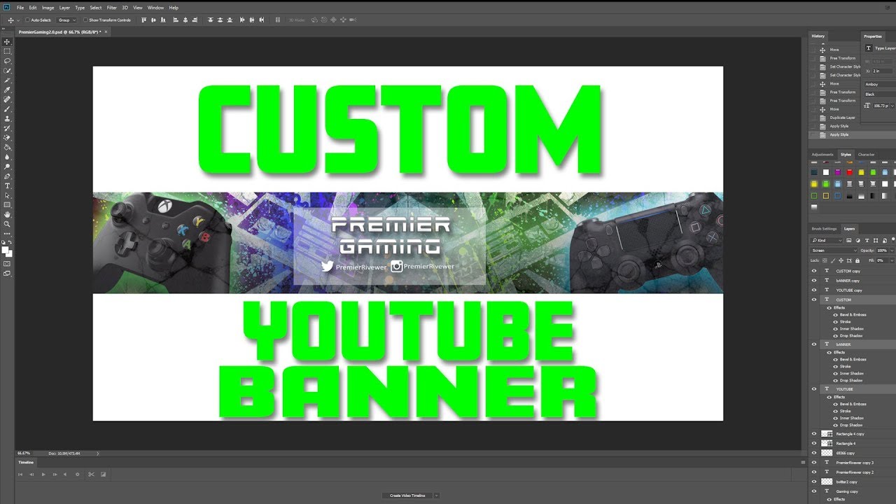how to make a youtube banner 2018 youtube how to make a custom youtube banner