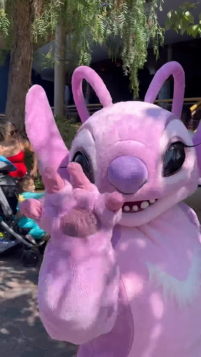 Angel & Stitch #disneyland #shorts