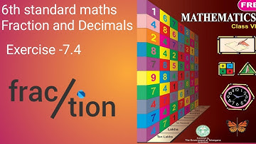6th standard maths Fraction and Decimals Exercise -7.4
