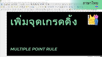 ภาษาไทย - Multi Point Rule | TUKAdesign Video Help | CAD Pattern Making Software | Thai