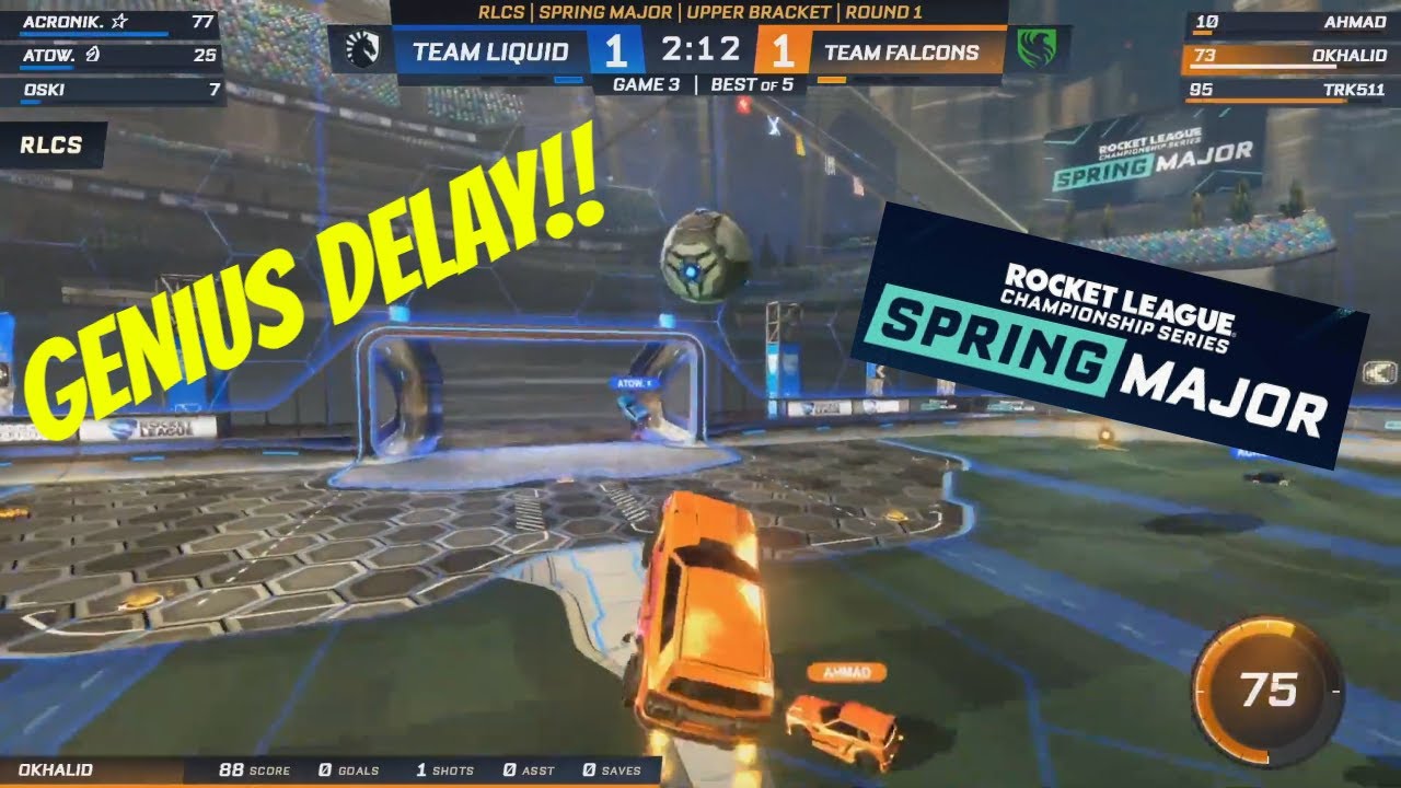 1000 IQ Play from Ahmad + oKhaliD!! | RLCS Spring Major Highlights ...