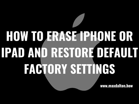 Video: Paano ko ibabalik ang aking iPhone 4 sa mga factory setting?