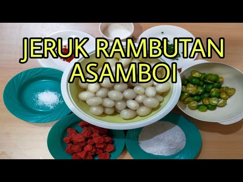 Cara buat jeruk rambutan