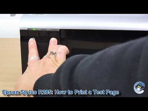 Epson Stylus Photo R285: How to Print a Nozzle Check Test Page