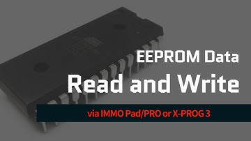 EEPROM Read and Write by Launch IMMO Pad/Pro or X-PROG 3