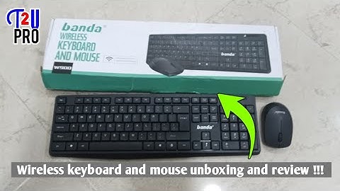Wireless Keyboard And Mouse Unboxing And Review | Unboxing | Wireless Keyboard Unboxing |@Talk2UPro 