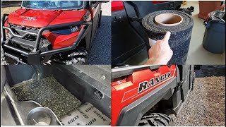 DIY Sound deadening UTV floor mats-2022 Polaris Ranger Northstar Ultimate Mods