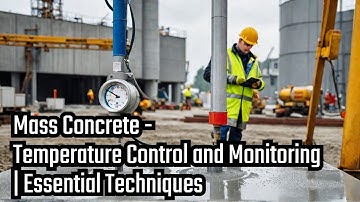 Mass Concrete - Temperature Control and Monitoring | Essential Techniques